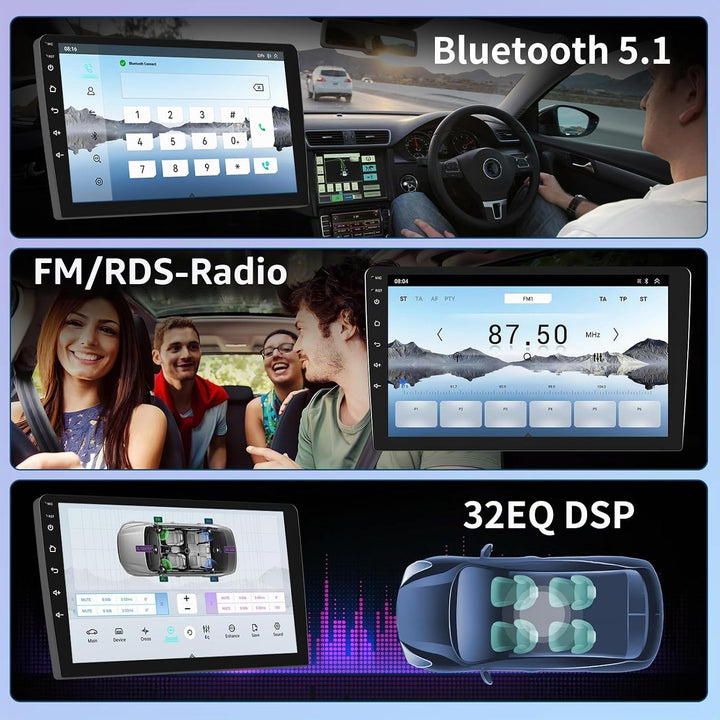 Android 15, 4G+64G 8-Kern CAMECHO Qualcomm Autoradio für Mercedes Benz Smart Fortwo W451 2011-2015 C