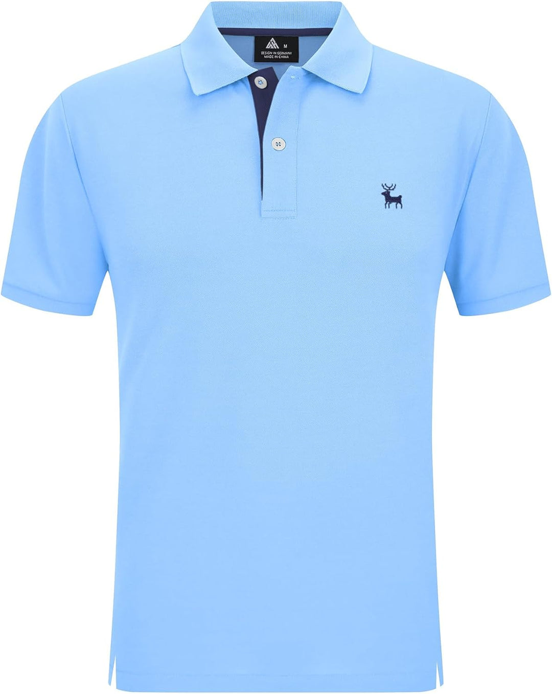 JACKETOWN Polo Shirts Herren Kurzarm Tshirt Schnelltrocknend Casual Shirt Outdoor Atmungsaktives Pol