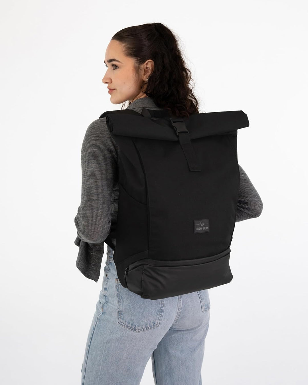 Johnny Urban Rolltop Rucksack Damen Gross Rosa - Allen Large - Laptop Backpack für Uni, Business, Fa