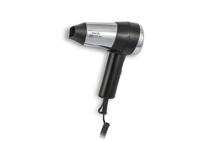Starmix Hand-Haartrockner TFC 18 (in Chrom-Ausführung, 1800 Watt, 2 Luftgeschwindigkeiten, Soiralkab