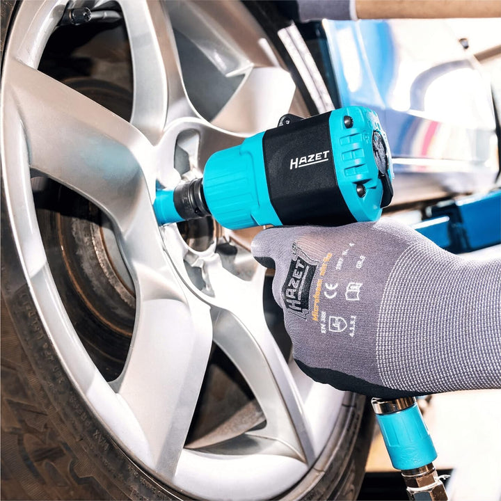 HAZET Schlagschrauber 9012TT | Max. Lösemoment 2200 Nm, Vierkantantrieb 12,5 mm (1/2 Zoll) | Hochlei