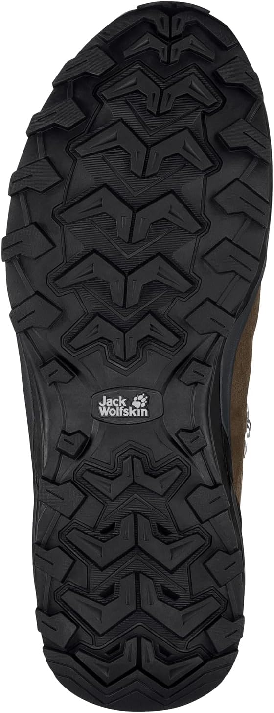 Jack Wolfskin Herren Refugio Texapore Mid M Walking-Schuh 39.5 EU Brown Phantom, 39.5 EU Brown Phant