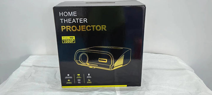 Tragbarer 4K Smart Beamer mit Google TV, 1200 ANSIBeamer Heimkino, MEMC,Dual-Helligkeit Modus, Kurzd