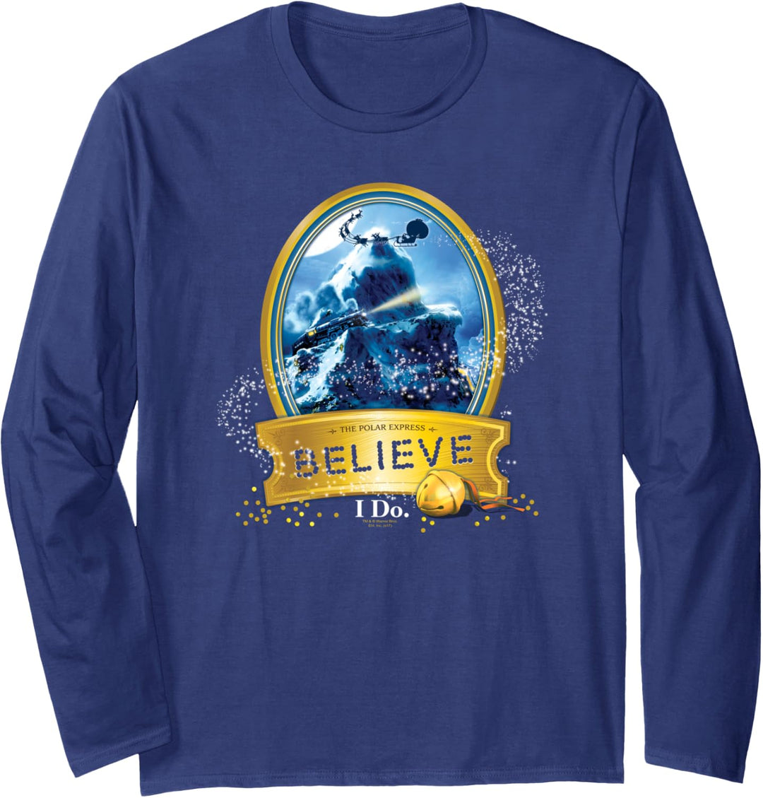 Polar Express True Believer Weihnachten Langarmshirt