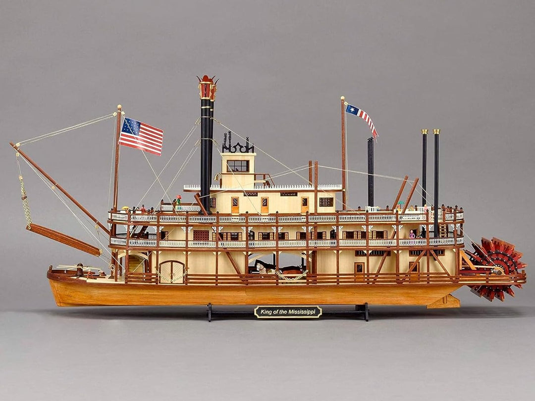 Artesania Latina 20515. Fahrzeugmodell aus Holz Amerikanische Dampfschiff King of The Mississippi Ma