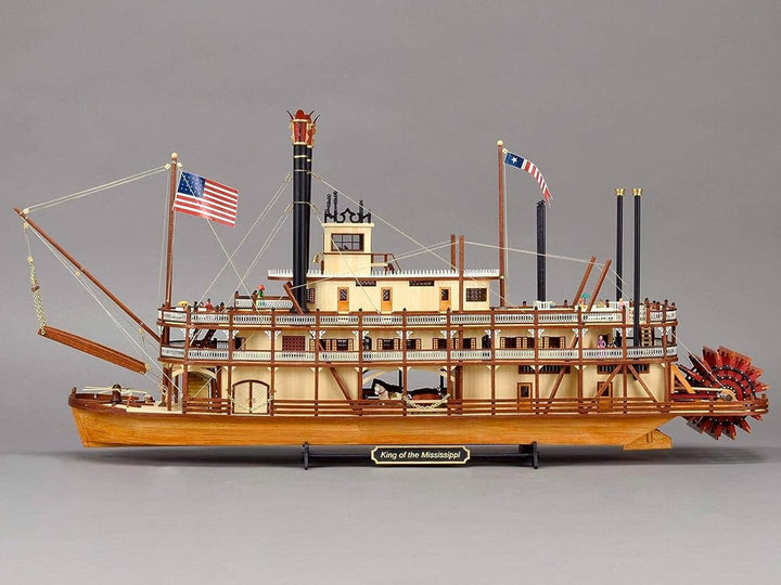 Artesania Latina 20515. Fahrzeugmodell aus Holz Amerikanische Dampfschiff King of The Mississippi Ma
