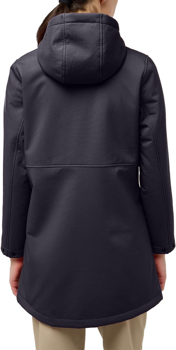 Jack Wolfskin Damen Windland Coat W Softshellmantel, XS dark navy