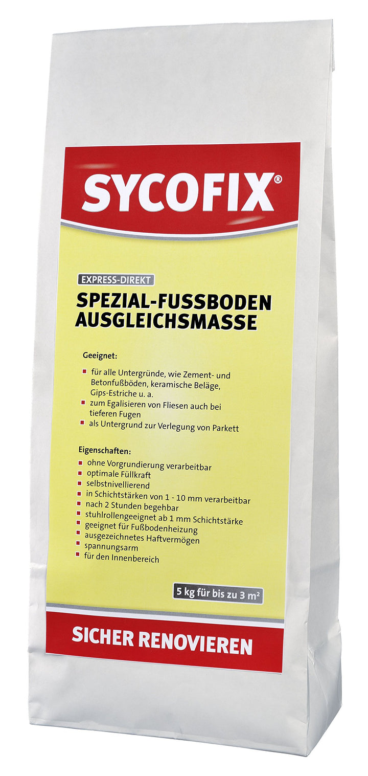 Express-Direkt Spezial Ausgleichsmasse, 5 kg Direkt auf Fliesen, 1 – 10 mm, selbstnivellierend, Inne