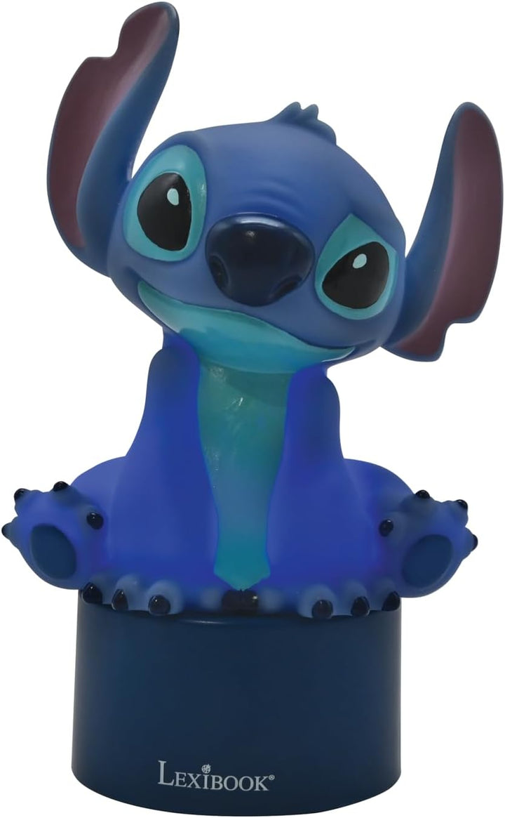 Lexibook, Disney Stitch, Nachtlicht mit Lautsprecher, Farbwechsel, weiches Licht, batteriebetrieben,