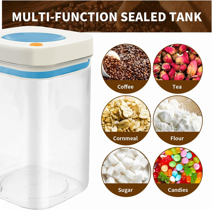 Coffee Canister Kaffeedosen Luftdicht Kaffeebohnen Aufbewahrung Vakuumdose Kaffee für Kaffeepulver,
