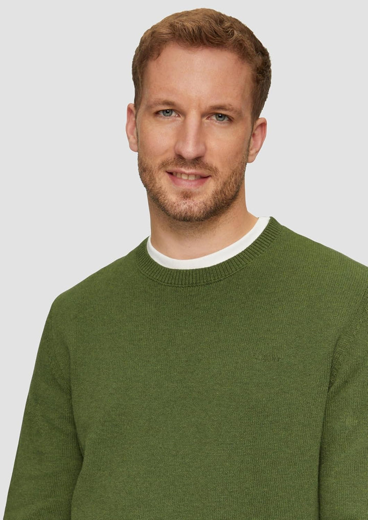 s.Oliver Strickpullover aus Effektgarn S Grün 77w0, S Grün 77w0