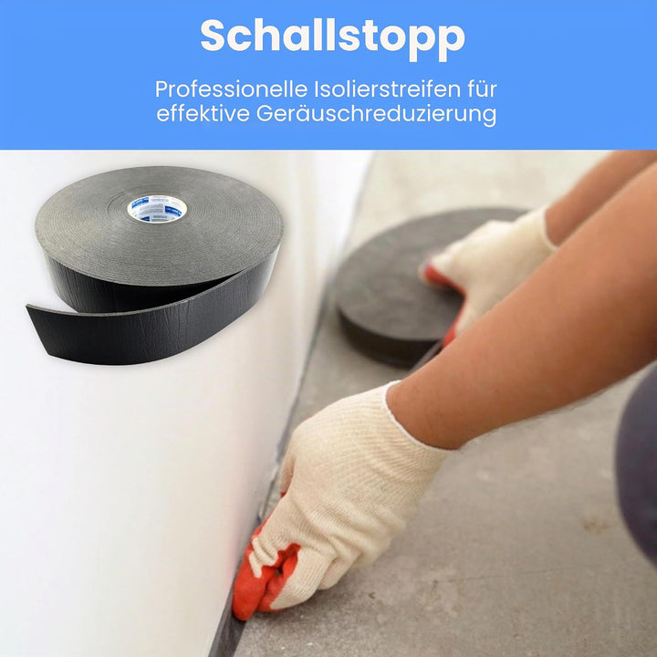 50mm x 30m BLUE DOLPHIN akustisches schalldämmendes Klebeband Trennwandband Entkopplung, 50mm x 30m