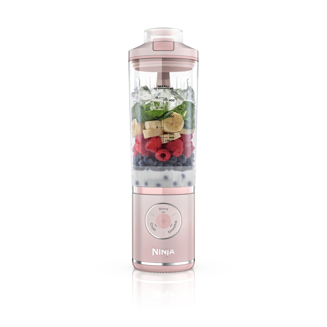 Ninja Blast Max Tragbarer Mixer/Blender/Smoothie Maker, 570 ml, wiederaufladbar, Mixbecher & auslauf