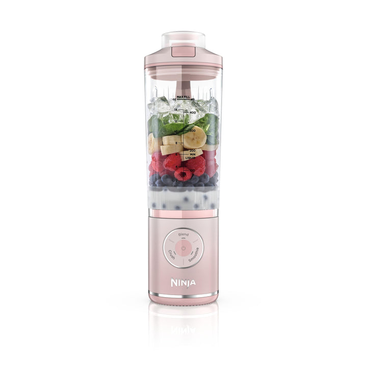 Ninja Blast Max Tragbarer Mixer/Blender/Smoothie Maker, 570 ml, wiederaufladbar, Mixbecher & auslauf