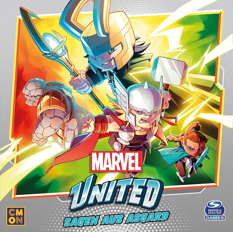 CMON | Marvel United – Sagen aus Asgard | Erweiterung | Familienspiel | Brettspiel | 1-4 Spieler | A