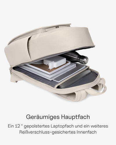 Kapten & Son Rucksack Aalborg in All Black oder Muted Clay | Unisex | Stylischer & Praktischer 12L R