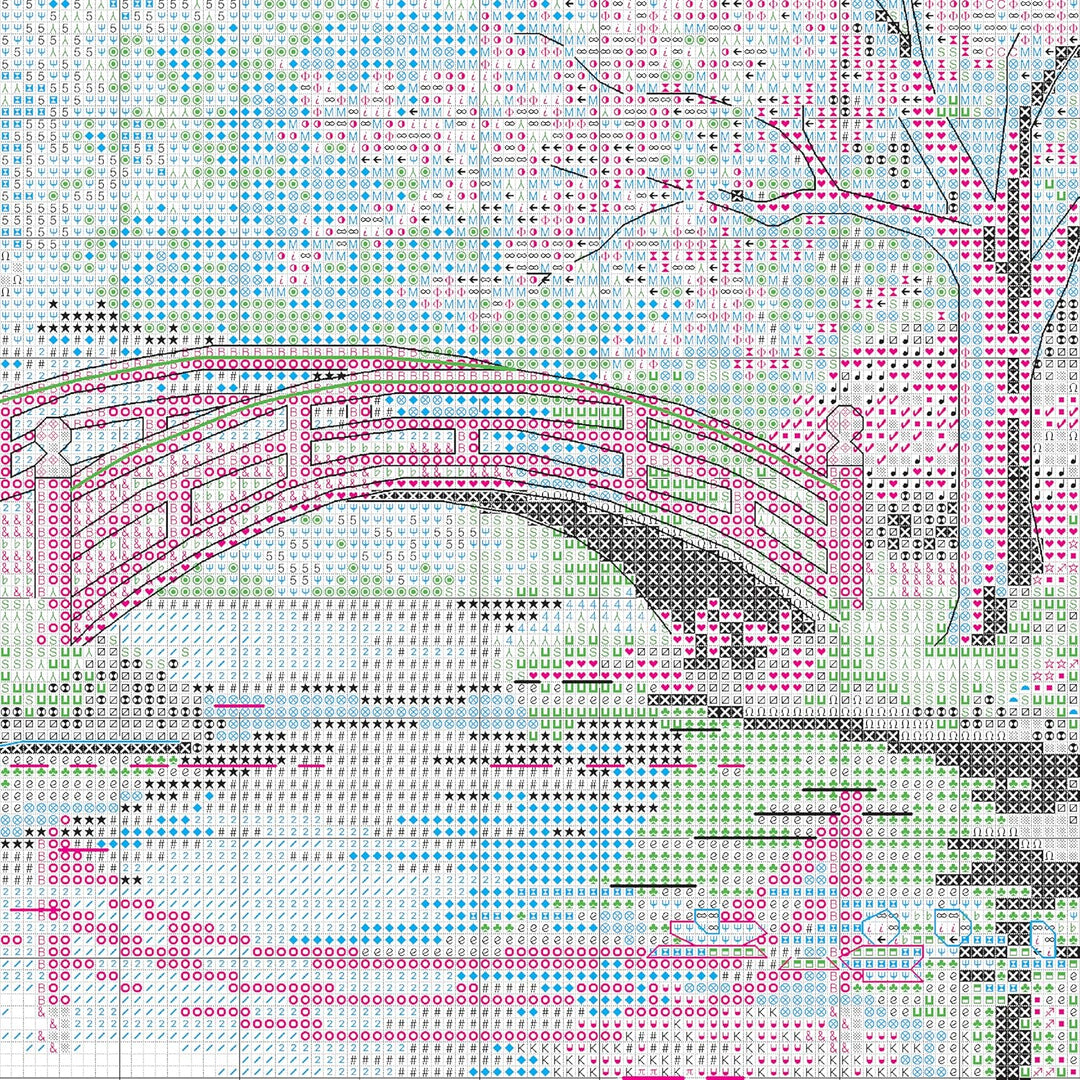 DIMENSIONS 70-35313 Japanese Garden, Pink