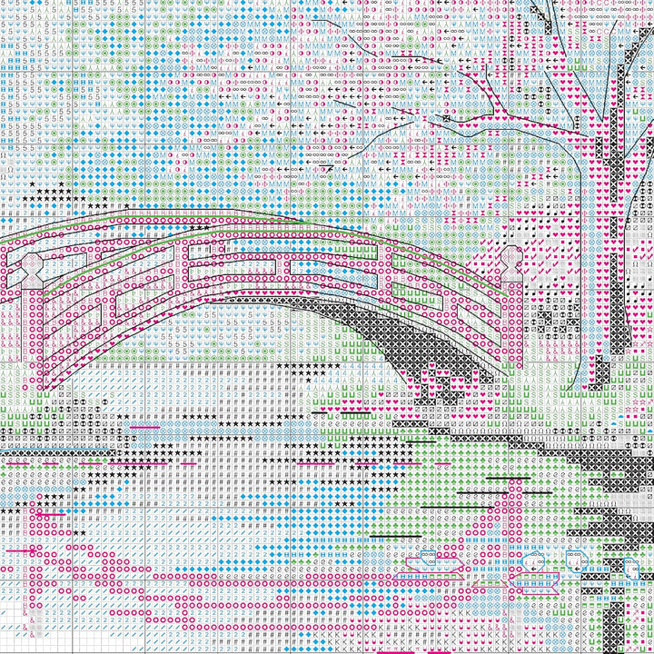 DIMENSIONS 70-35313 Japanese Garden, Pink