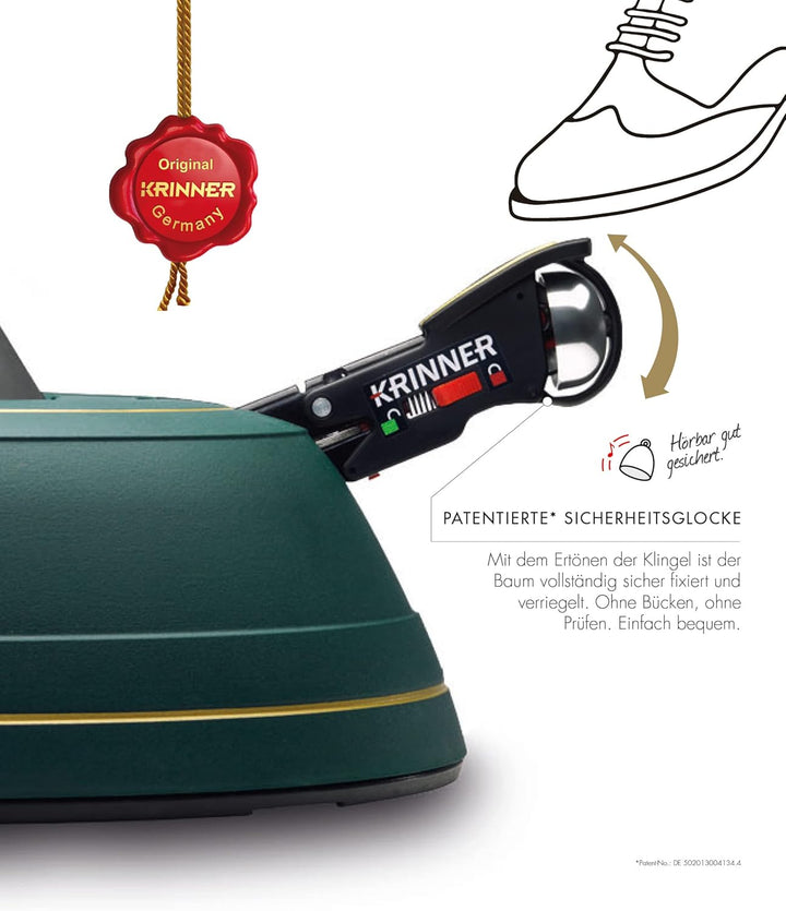 Krinner Sonder Edition Weihnachtsbaum Christbaumständer Premium L PINK inkl. Fusspedal- und Einseilt