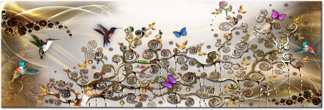 murando - Bilder a'la Gustav Klimt 120x40 cm Vlies Leinwandbild 1 tlg Kunstdruck modern Wandbilder X