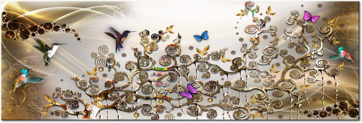 murando - Bilder a'la Gustav Klimt 120x40 cm Vlies Leinwandbild 1 tlg Kunstdruck modern Wandbilder X