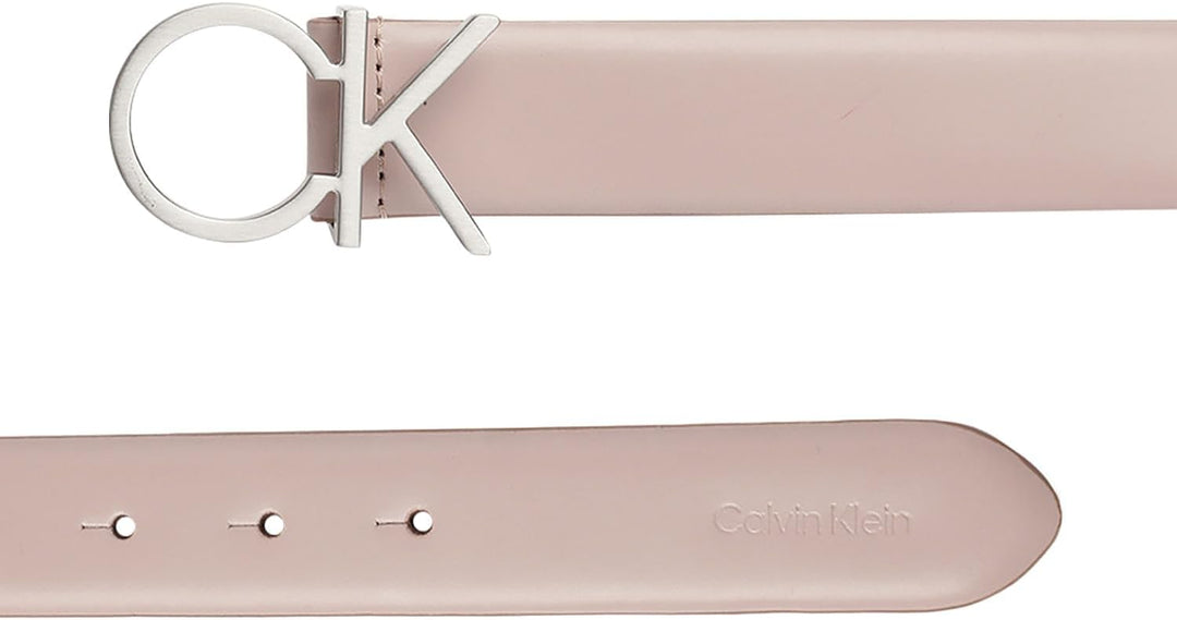 Calvin Klein Damen Re-Lock Ck Logo Belt 30Mm Gürtel 70 Grau (Shadow Gray), 70 Grau (Shadow Gray)