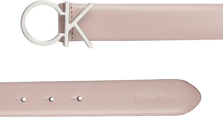Calvin Klein Damen Re-Lock Ck Logo Belt 30Mm Gürtel 70 Grau (Shadow Gray), 70 Grau (Shadow Gray)