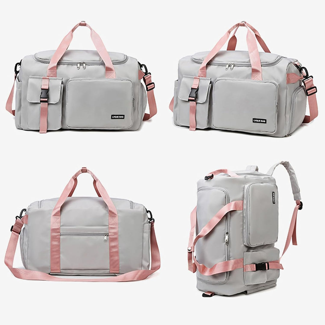Sporttasche Rucksack 2 in1,Reisetasche Gross,42L Sporttasche für Damen und Herren,Sporttaschen mit S