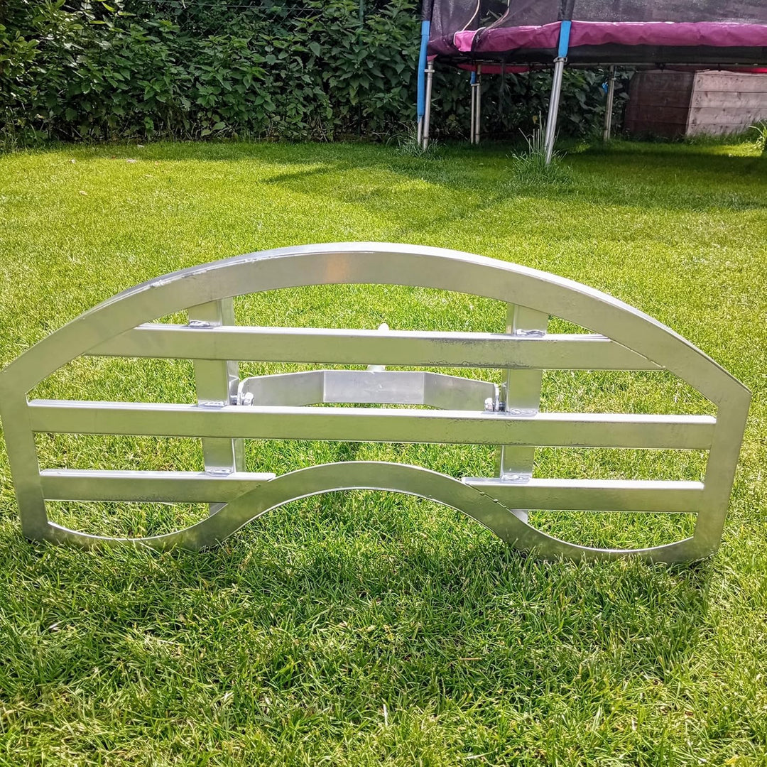 WELTNEUHEIT – Profi Rasenrakel 75 × 35 cm (geschütztes Design, armschonend & rasenschonend) – Fläche