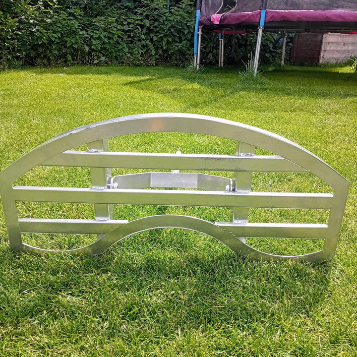 WELTNEUHEIT – Profi Rasenrakel 75 × 35 cm (geschütztes Design, armschonend & rasenschonend) – Fläche