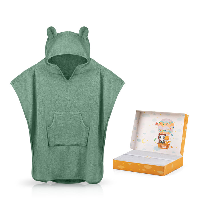 Fuchs&Panda® Badeponcho Kinder EXTRA warm, weich & kuschelig (100% Bambus) | Badeponcho Baby | Handt
