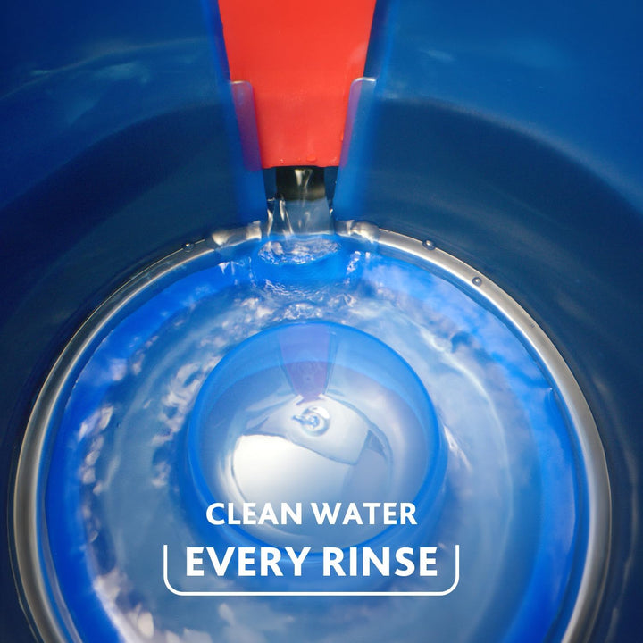 O-Cedar Refills EasyWring Mikrofaser-Drehmopp, Bodenreinigungssystem mit 2 zusätzlichen, Plastik, Ri
