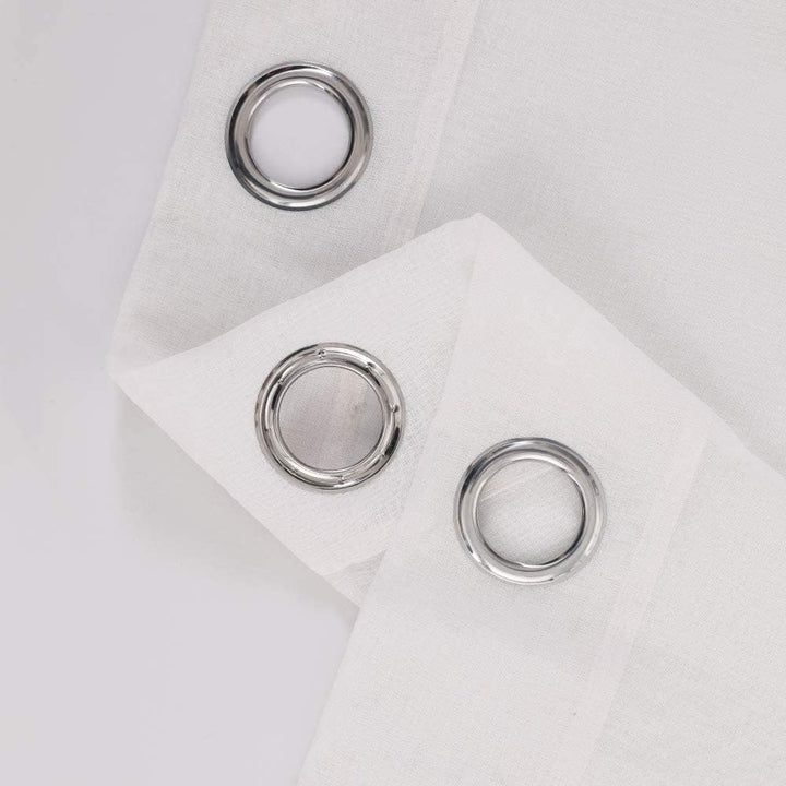 MIULEE Gardinen Transparent Vorhänge Farbverlauf Voile Sheer 2er Set Vorhang mit Ösen Dekoschal Fens