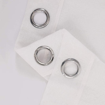 MIULEE Gardinen Transparent Vorhänge Farbverlauf Voile Sheer 2er Set Vorhang mit Ösen Dekoschal Fens