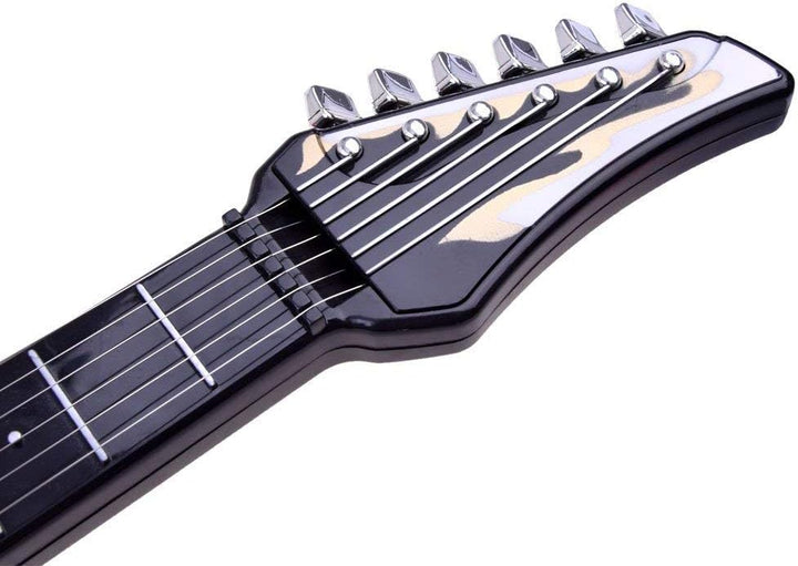 Rock-Gitarre mit Stahlsaiten, Verstärker, verstellbare Stativ und Mikrofon - Rockgitarre für Kinder