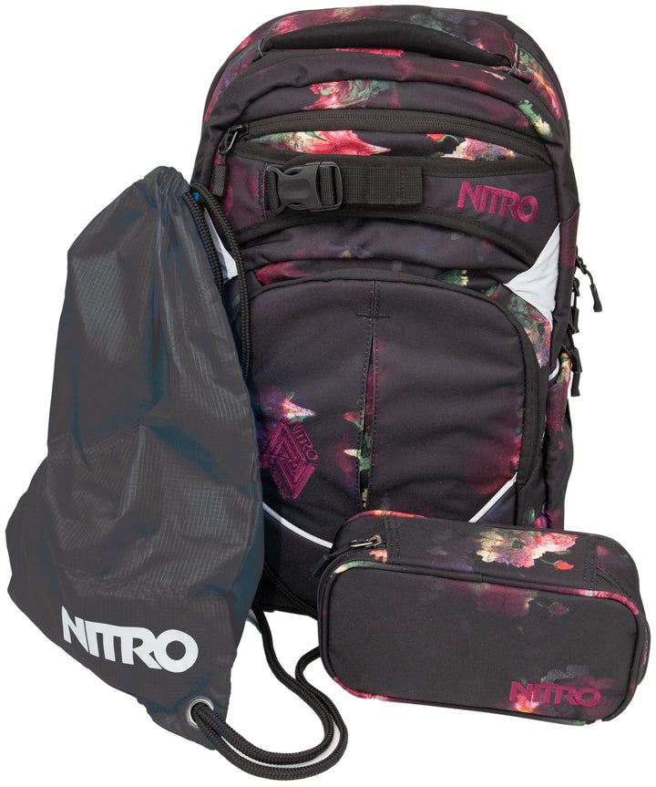 Superhero, Schulrucksackset, Rucksack, Backpack, abnehmbarer Hüftgurt, robuste Bodenplatte, Thermota