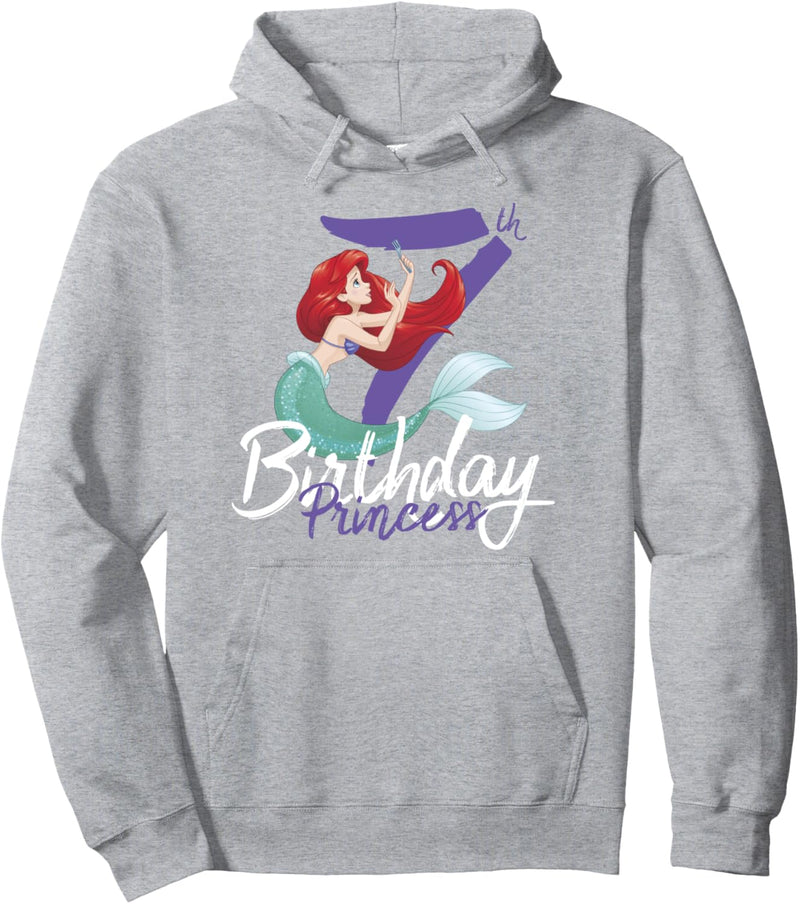 Disney The Little Mermaid Ariel Seventh Birthday Princess Pullover Hoodie