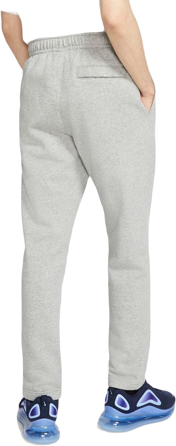 NIKE Herren Klassisch Mens Club Polyknit Pants XS Dark Grey Heather/Matte Silver/White, XS Dark Grey
