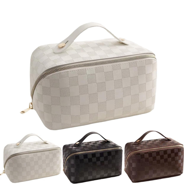 Grosse tragbare Make-up-Tasche, tragbare Reise-Kosmetiktasche für Frauen und Mädchen, Geschenk, Make
