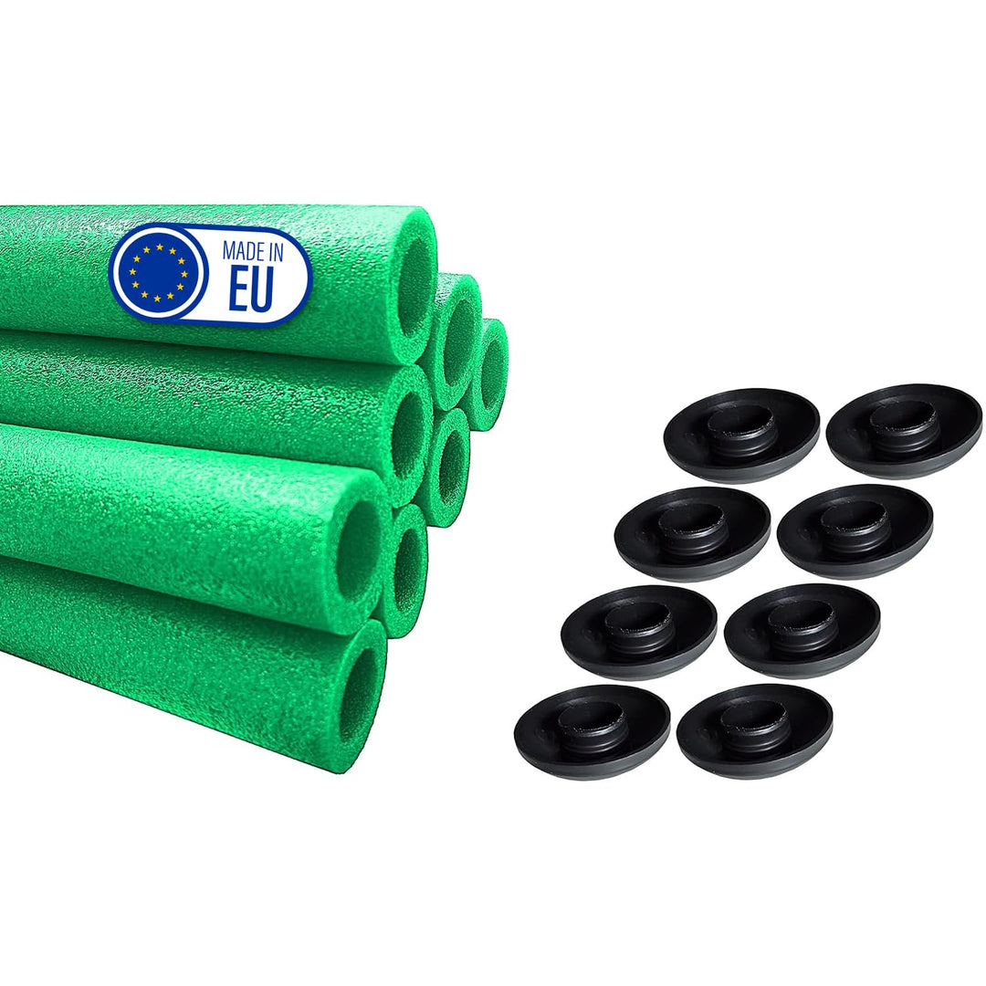 Trampolin Schaumstoff-Rohre 180 cm| Stangenschutz für Gartentrampolin universal | Schaumstoffabdecku