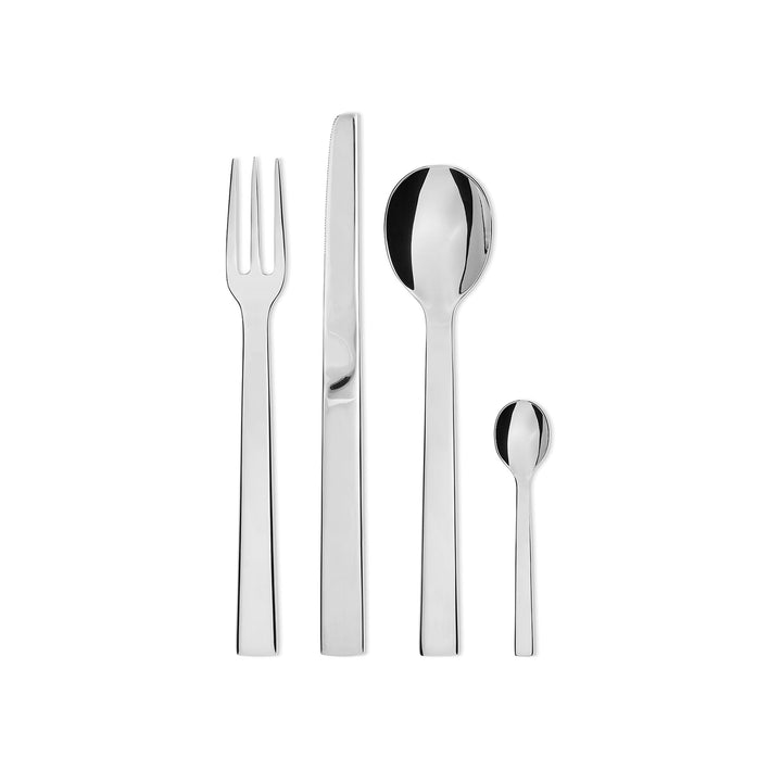 Alessi Santiago DC05S24 - Design Besteck-set aus Edelstahl, poliert, 24-teilig