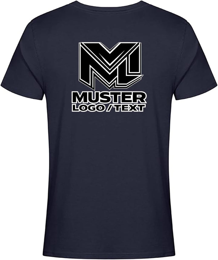 Herren Strapazierfähiges Workwear T-Shirt personalisierbar mit Logo oder Text | 60% Baumwolle 40% Po
