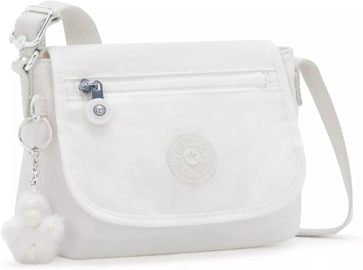 Kipling Damen Sabian U Umhängetasche 14.25''L x 14.25''H x 4''D Pure Alabaster, 14.25''L x 14.25''H