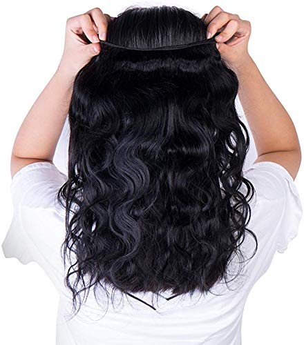 SEGO 18" Echthaar Tressen 1 Bundle Weave Human Hair Brazilian Extensions Body Wave Virgin 100% Unpro