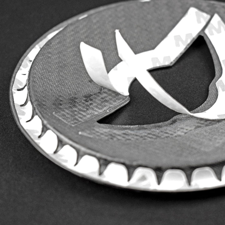 KUNGKIC Kohlefaser Auto Lenkrad Mittelmarkierung Abdeckung Dekorative Aufkleber für Mini Cooper Club