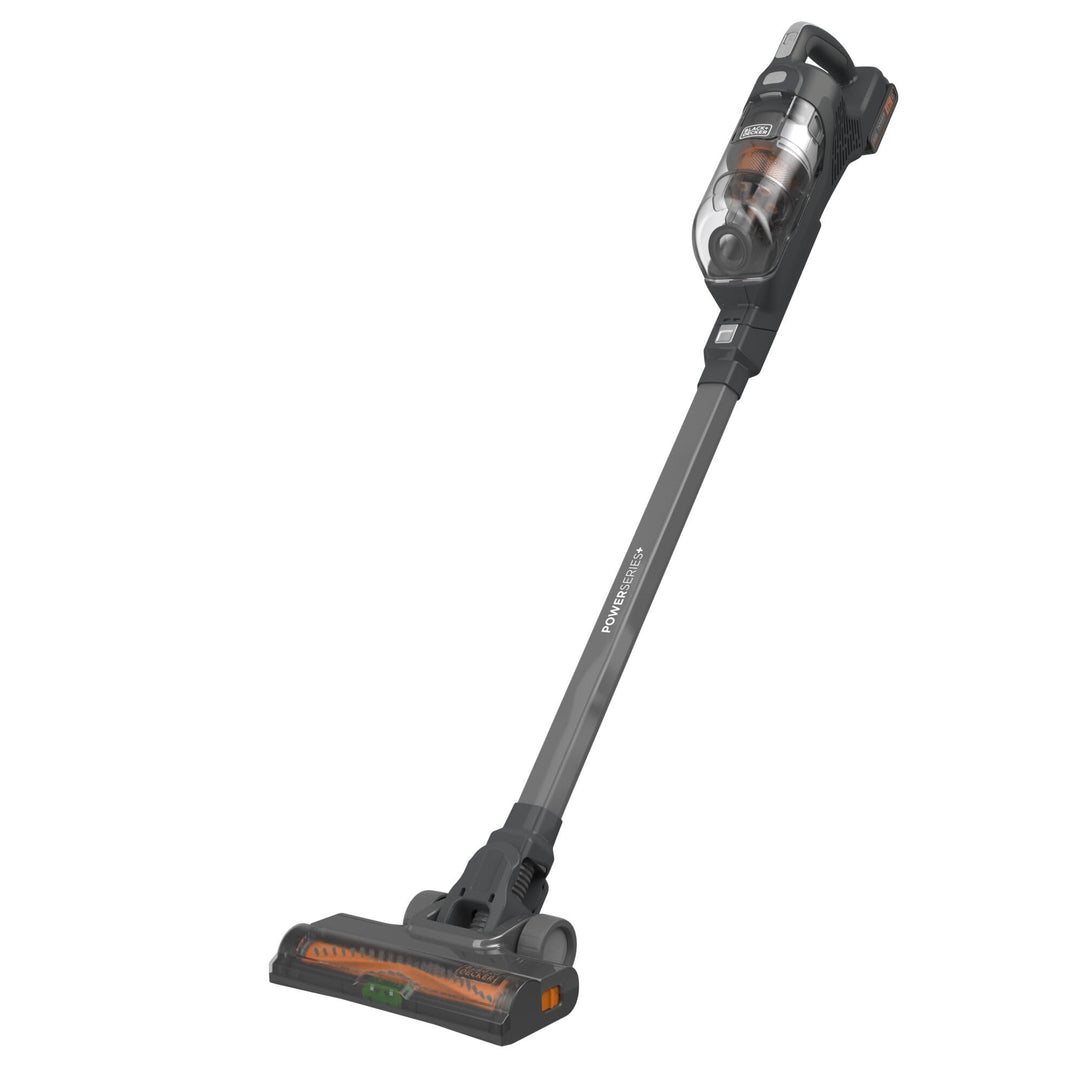 BLACK+DECKER 3-in-1 Akku-Stielsauger Powerseries+ BHFEA18D1 (18V, beutelloser Boden- & Handstaubsaug