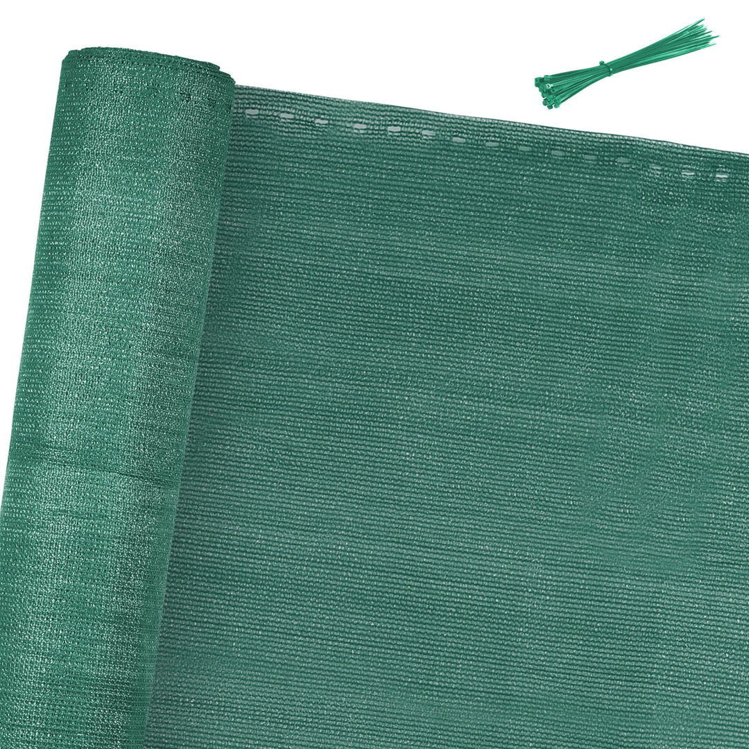 Sichtschutz Zaun 1,8 x 10 m, Windschutz Balkon Garten, HDPE 150 g/m², blickdichtes Zaunnetz mit Ösen