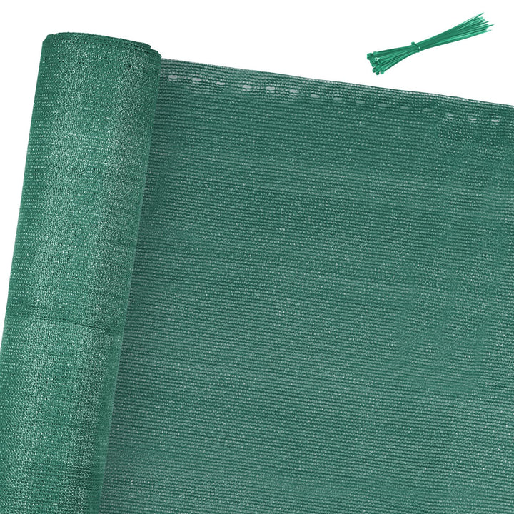 Sichtschutz Zaun 1,8 x 10 m, Windschutz Balkon Garten, HDPE 150 g/m², blickdichtes Zaunnetz mit Ösen