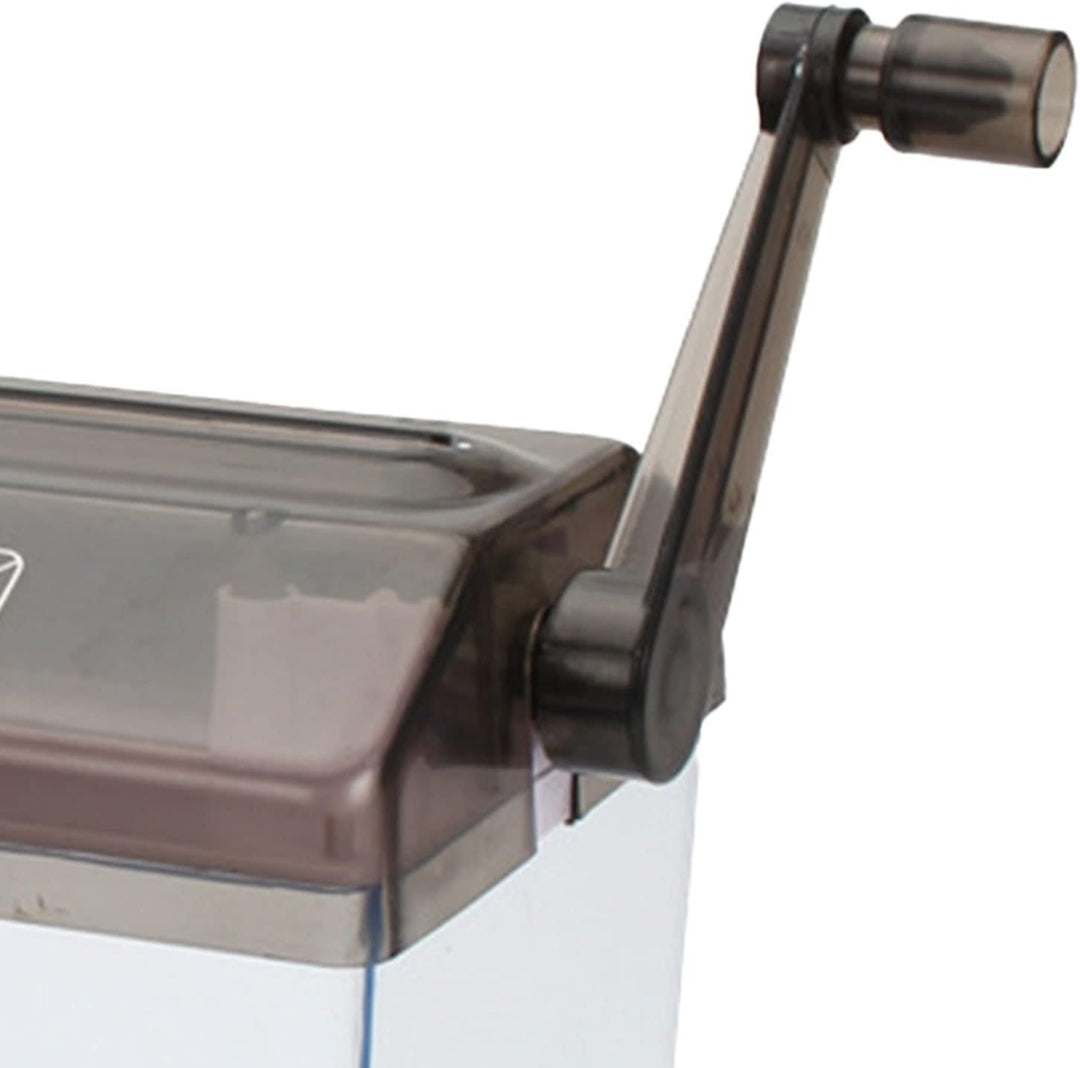 Aktenvernichter, Manueller Aktenvernichter für Breite Anwendung, Langlebig für Besprechungen (Schwar