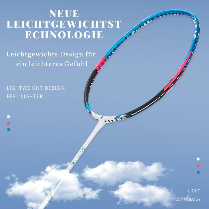 A1 TAAN Kawasaki Graphit Badminton Set Profi Graphit Badminton schläger Leichtgewicht & Hochleistung